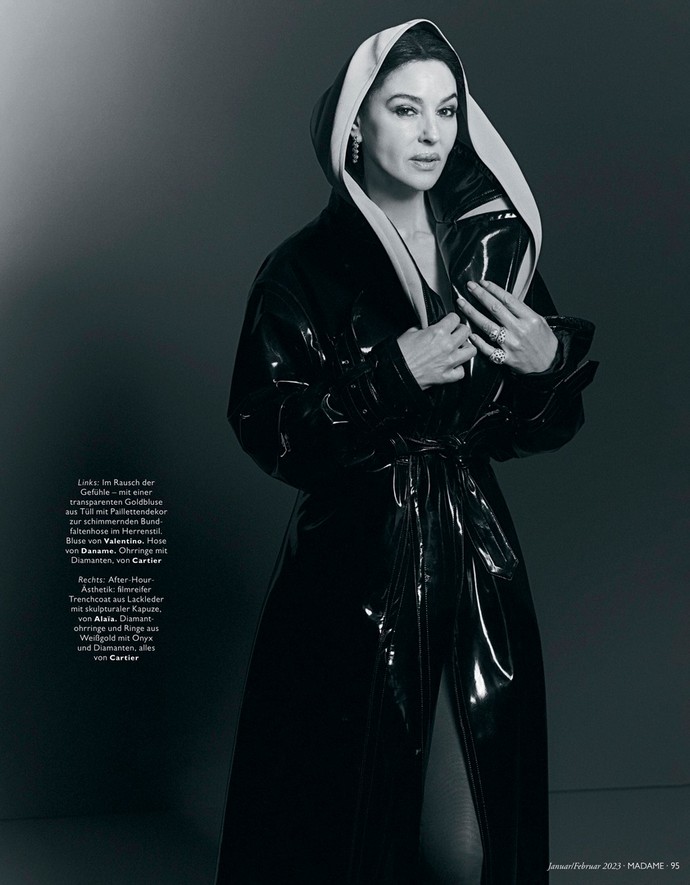 Моника Беллуччи появилась на обложке глянца Madame Magazine в очень соблазнительных позах и рассказала, что она думает о феминизме